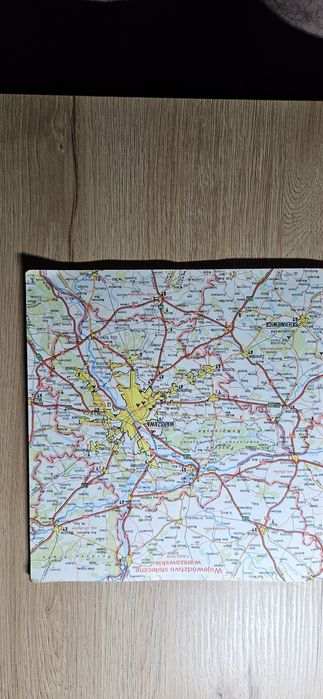 Plan miasta Warszawa-30 lat PPWK