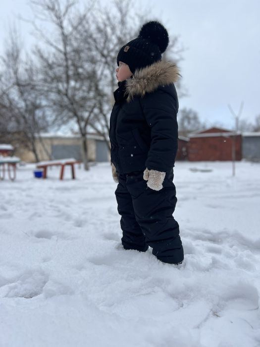 Зимовий комбінезон+куртка з натуральним хутром