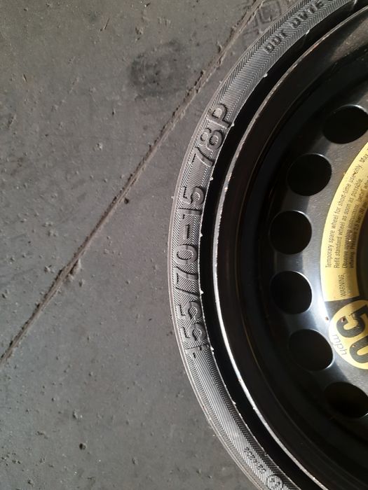 Koło dojazdowe 15" 5x100 ET 28 155/70-15 78P Vredestein