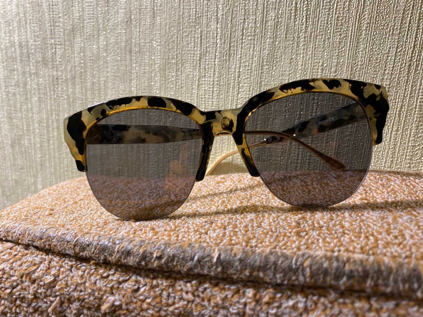 стильні трендові сонцезахисні окуляри Leopard/Польща