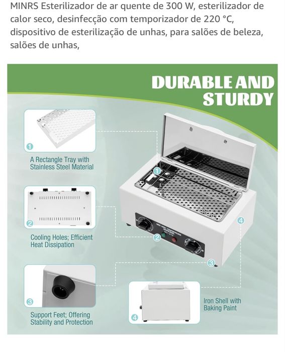 Esterilizador a vapor estética ou outro