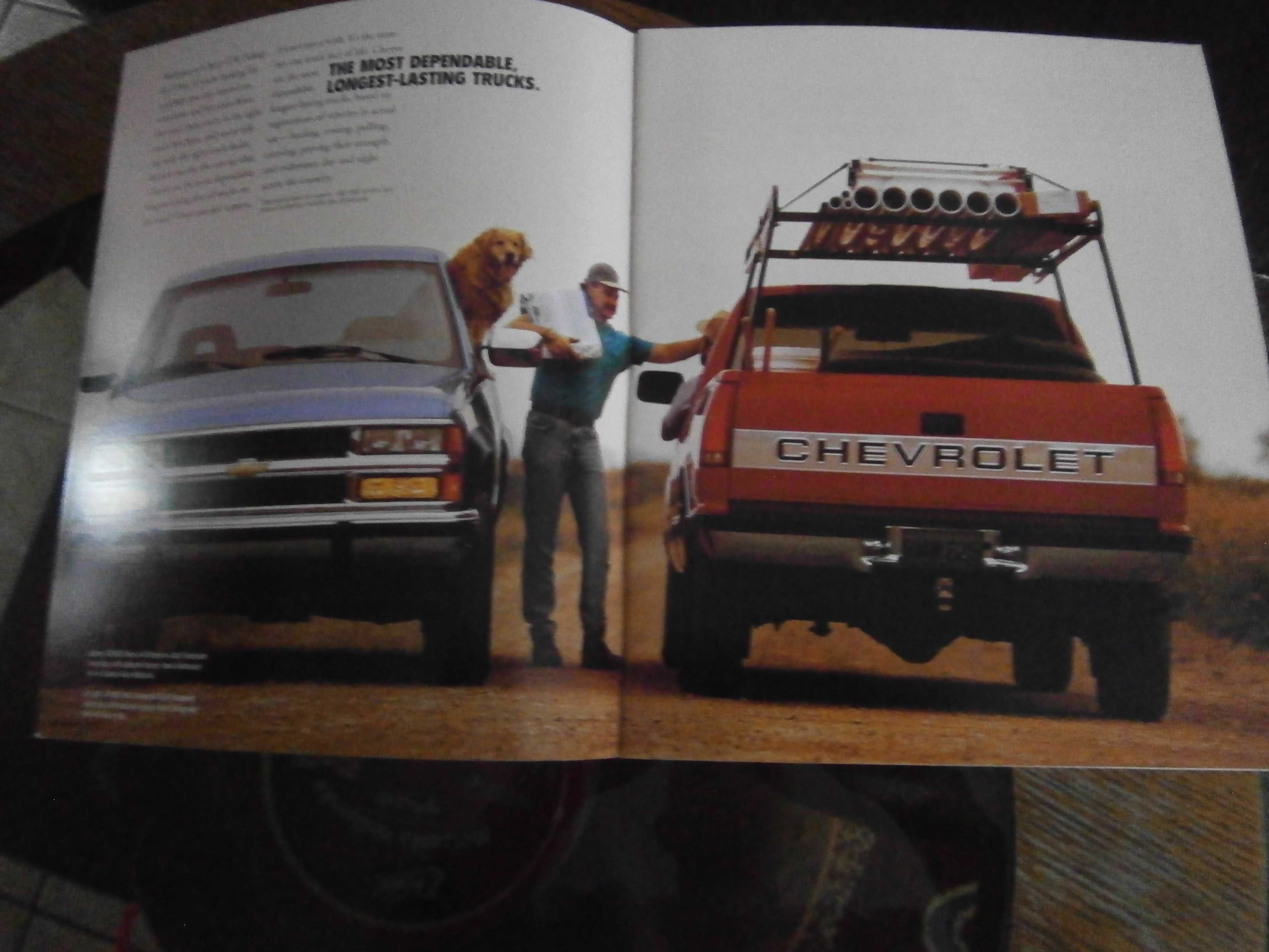 Folder prospekt Chevrolet Pickups