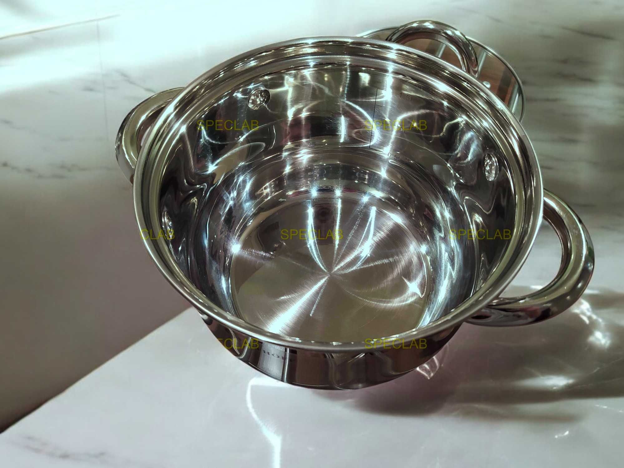 Garnki stalowe Edelhoff EH 9099 Gaz, indukcja, ceramika, halogen
