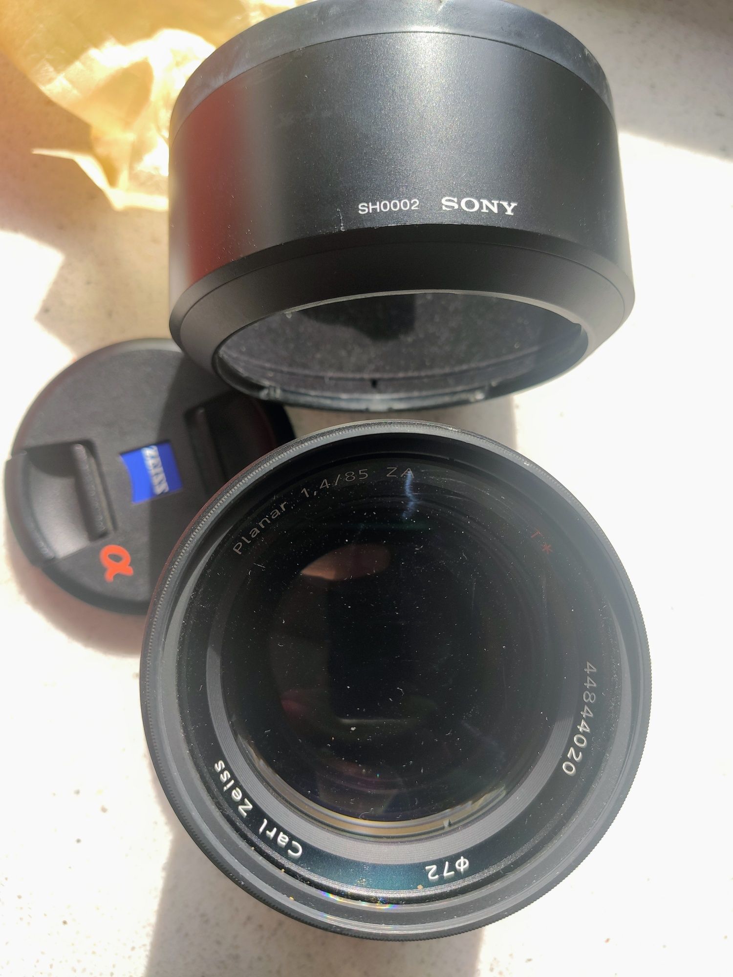 Obiektyw Sony 85mm F1.4 ZA Carl Zeiss Planar T*