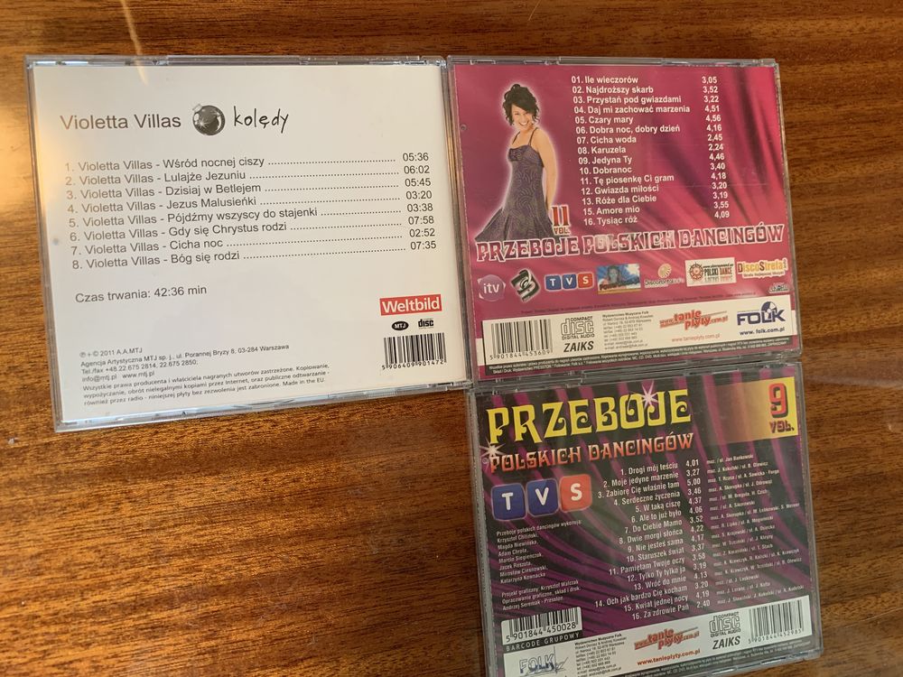 Przeboje polskich dancingów dwie płyty cd