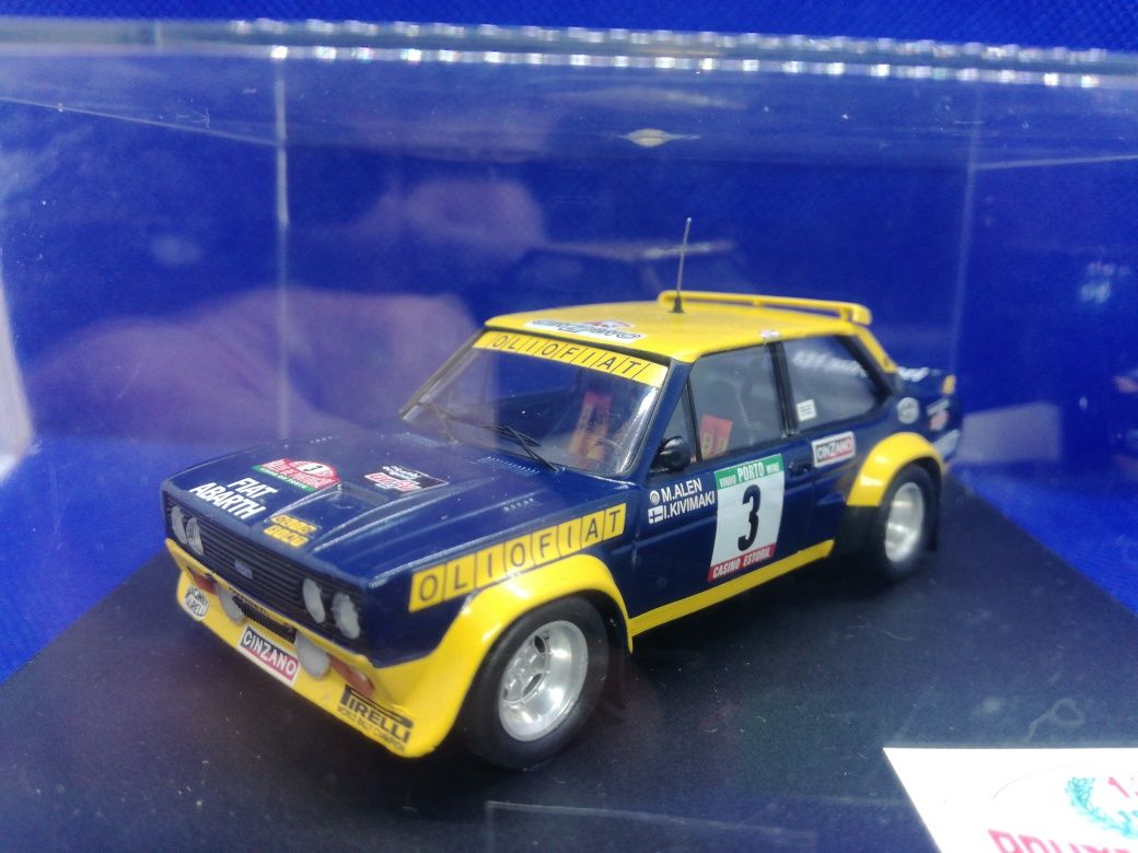 N69 Miniaturas 1/43 Fiat de Rally 7 Modelos