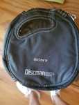 Bolsa de protecao e transporte de leitor de CDs e CDs Sony DiscmanESP