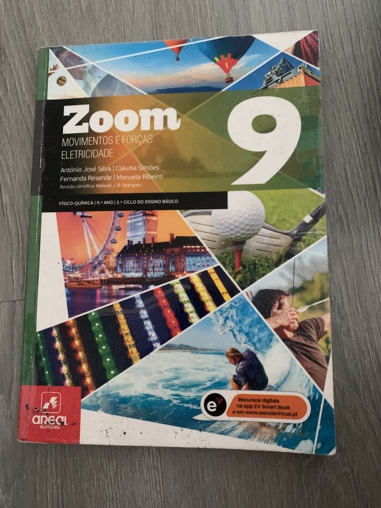 Zoom 9 ano e caderno de atividades - Físico-química