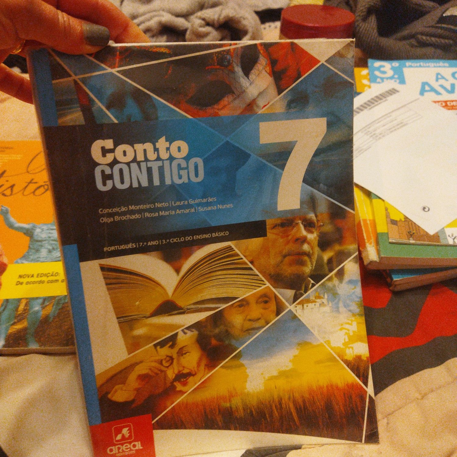 Manuais 7 ano história e Português
