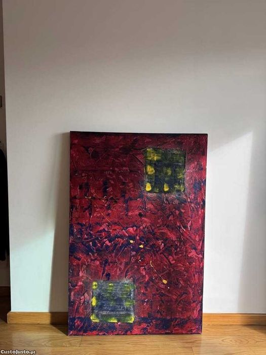 Quadro pintura abstrata