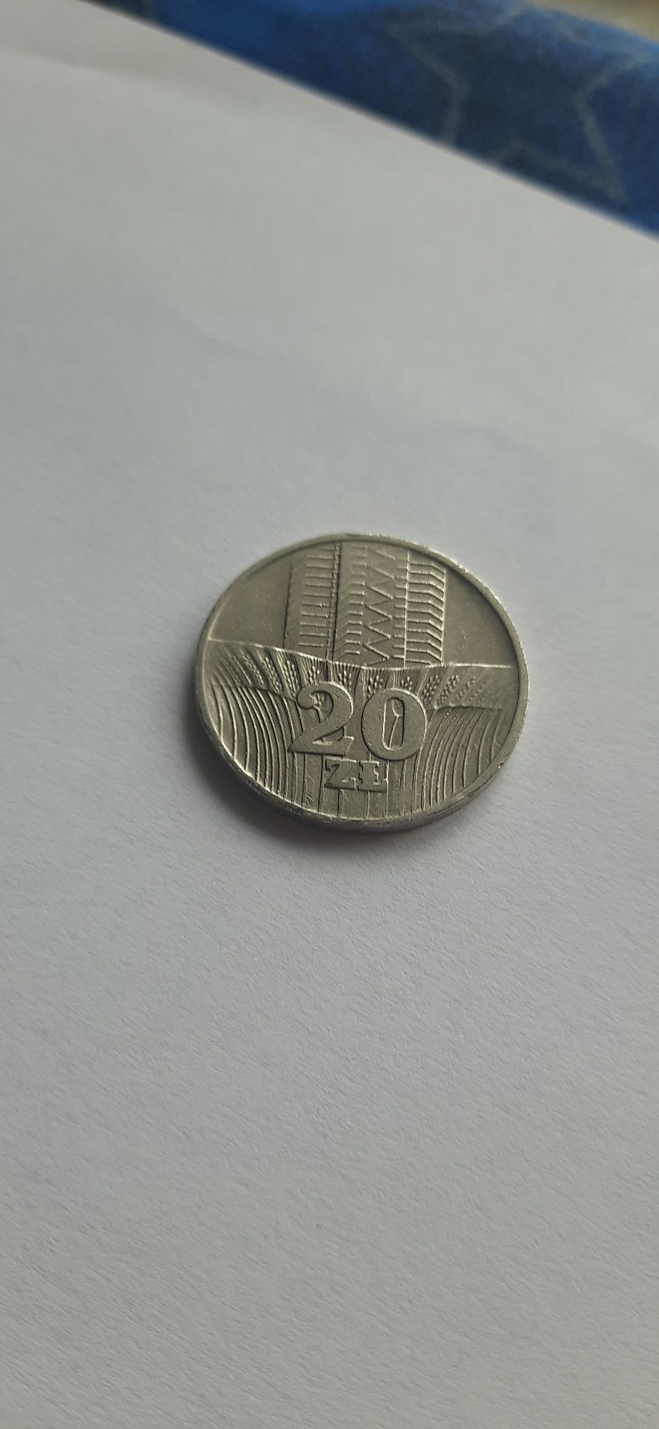 Moneta 20zl 1974r. Bez znaku mennicy