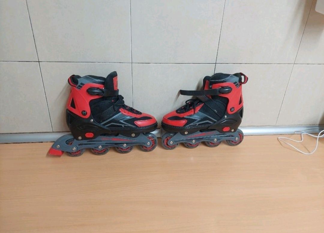 Patins em linha.