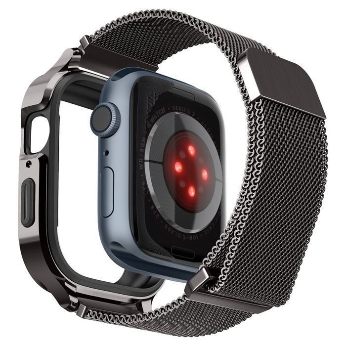 Spigen Metal Fit "Pro" Ochrona i Styl Apple Watch 44/45 mm