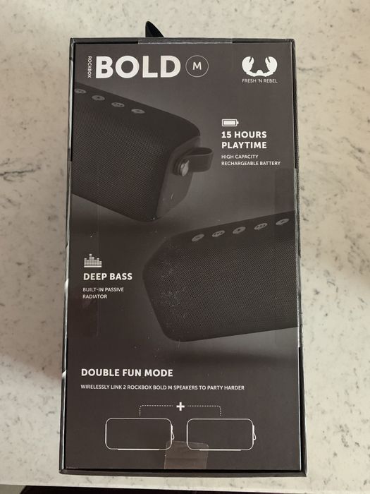 Głośnik bezprzewodowy Bluetooth Rockbox Bold M Nowy