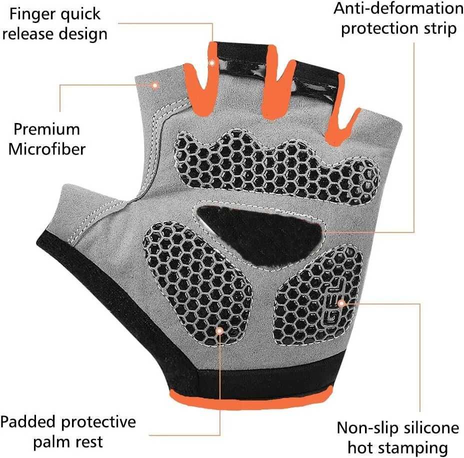 Велоперчатки перчатки XL без пальцев спортивные для спорта