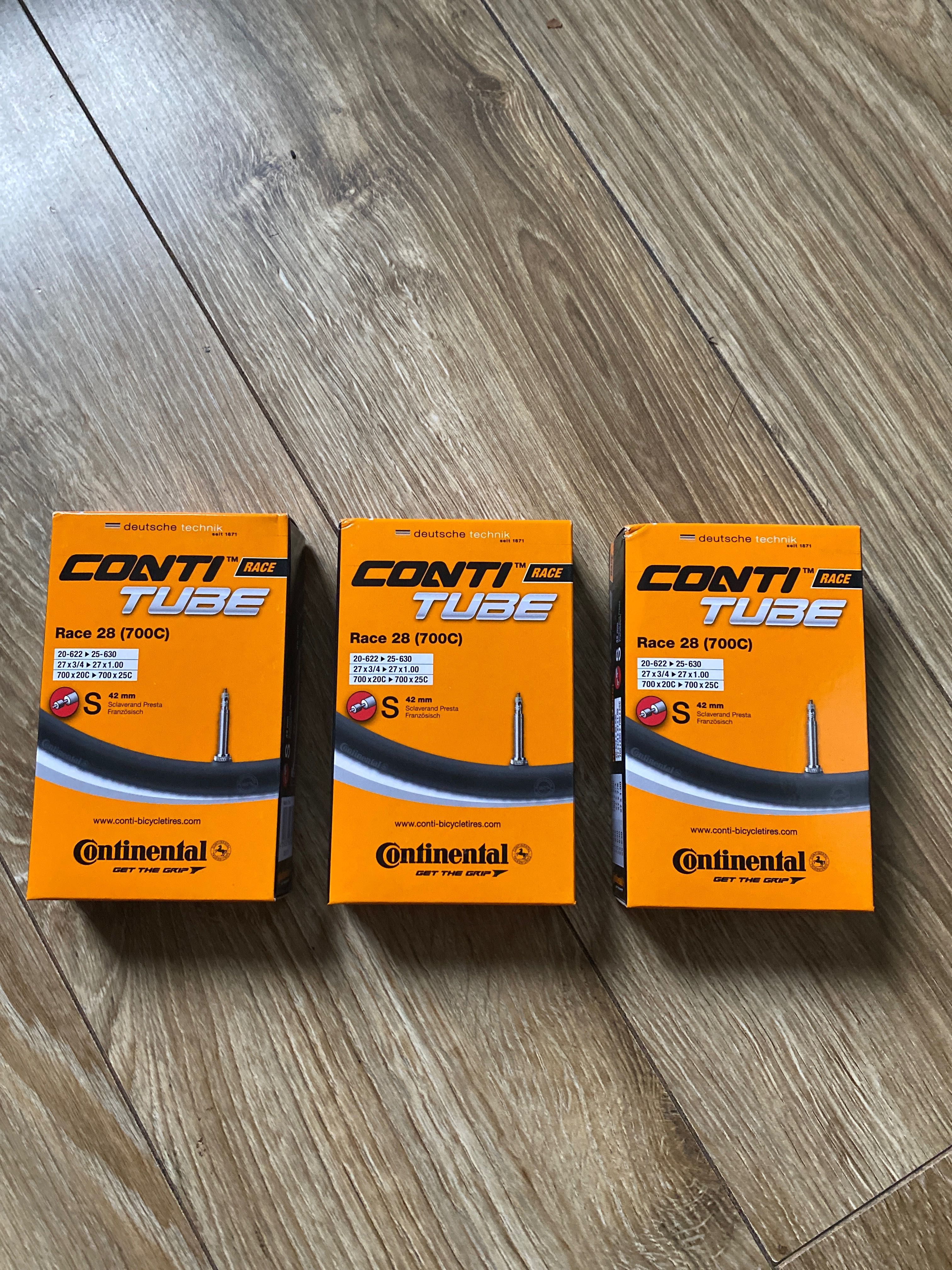 3x dętka Continental Conti Tube 700c 20-25mm wentyl Presta 42mm