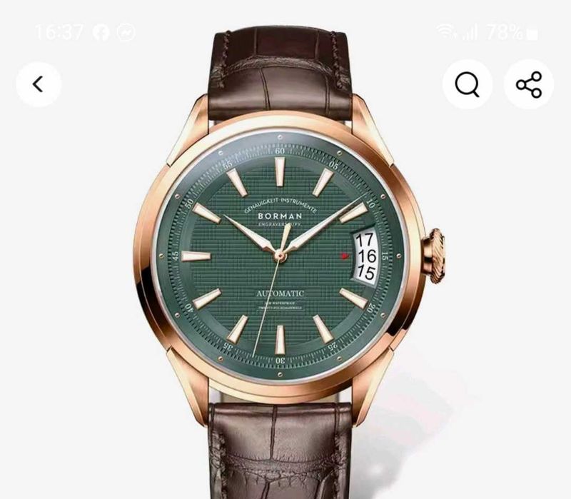 Relógio Borman automático.