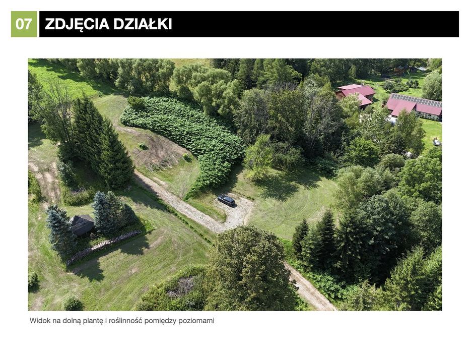 POLANA -Przytulna działka z pozwoleniem na budowę nawet dwóch domów