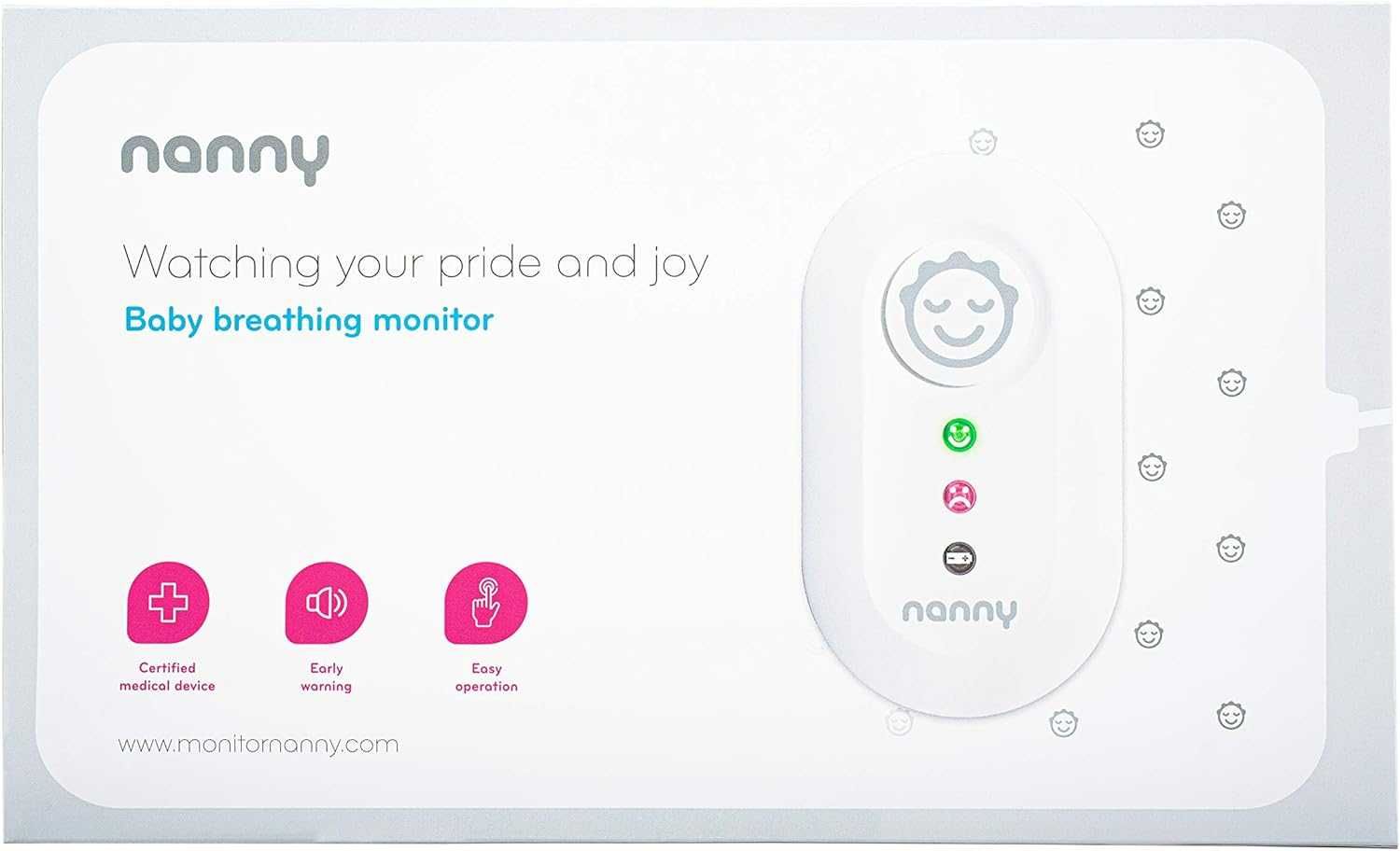 Monitor oddechu dla niemowląt Nanny BM-02