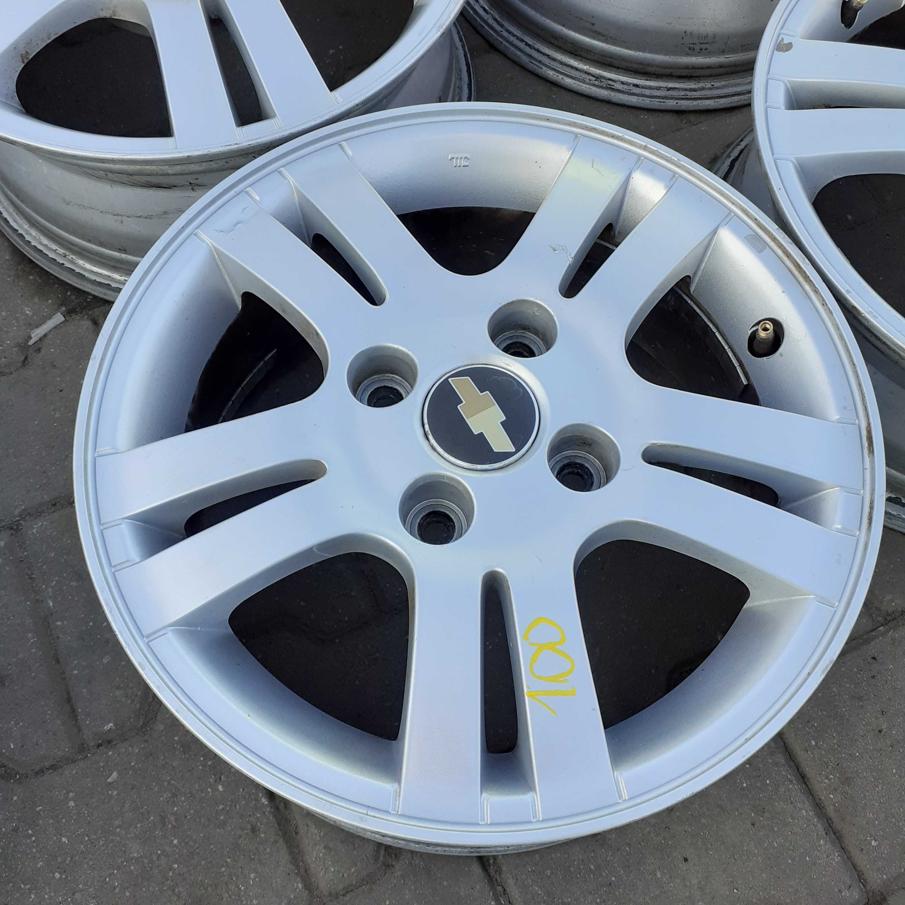 Felgi aluminiowe Chevrolet 4x114,3 6Jx15 ET44 Nr.100