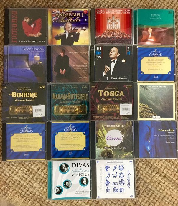 CDs música Clássica/Ópera/Jazz