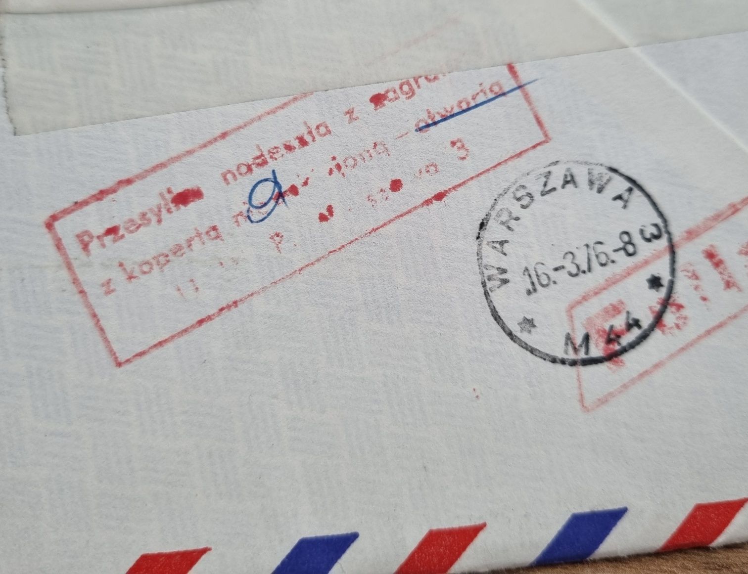 Stary list Prl retro bilet rezerwacja Disney World lata 70
