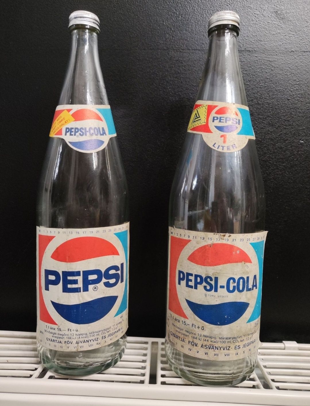 Butelka i nakrętka Pepsi Cola - PRL Pewex Rekwizyt Vintage