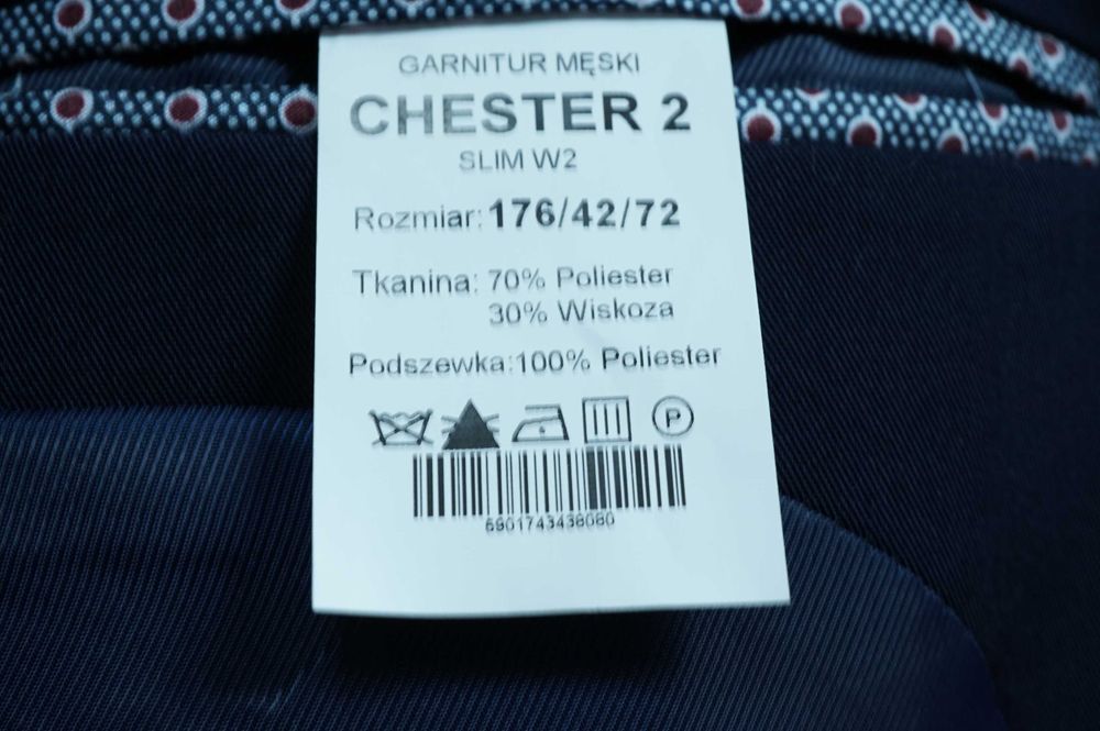 Garnitur męski Bruno Zinger Chester 176