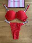 NOWY komplet bielizny Victoria’s Secret rozmiar 80B stanik + majtki