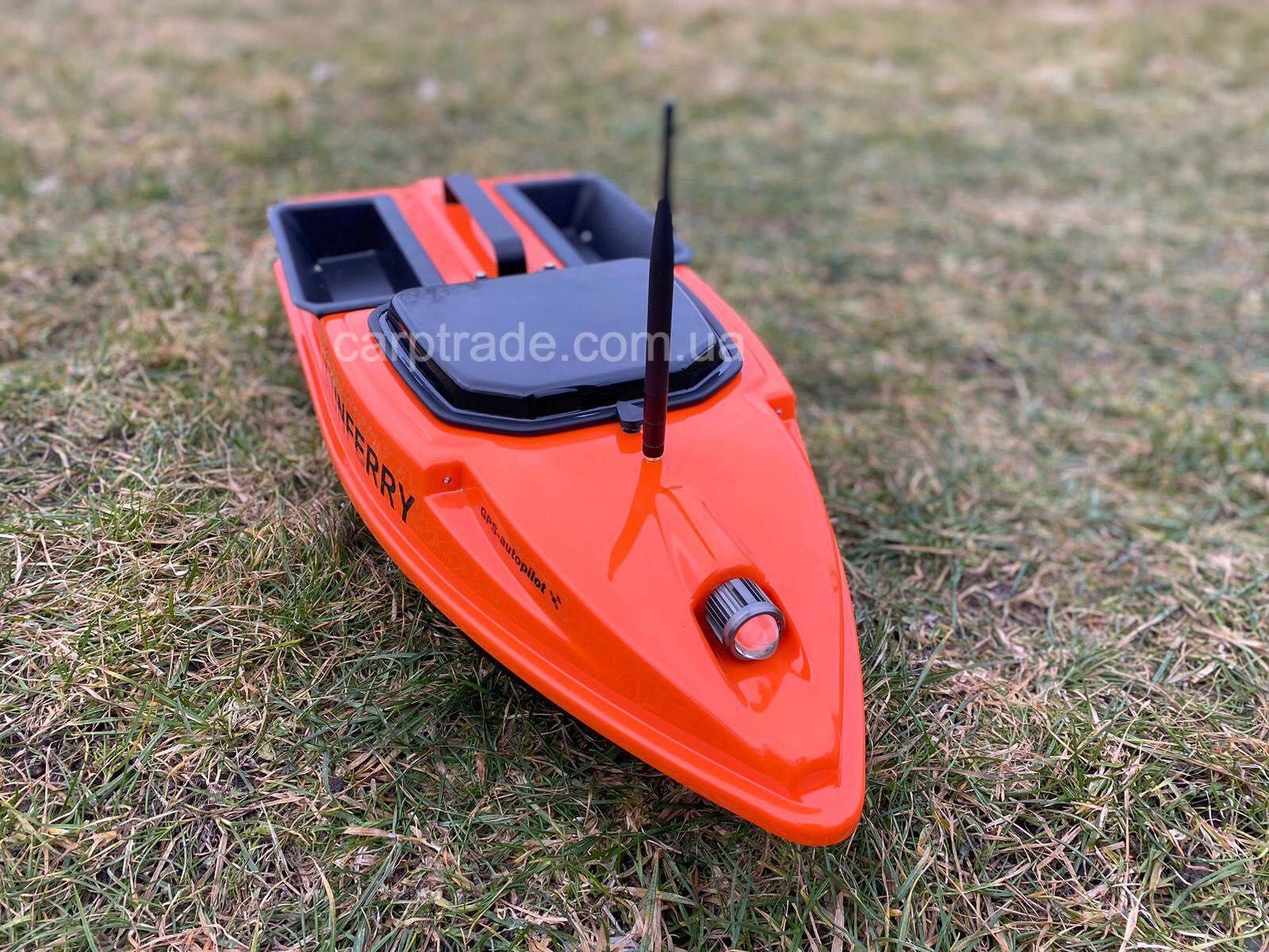 Короповий кораблик Runferry Camarad V4 Orange GPS+ ехолот Toslon TF520