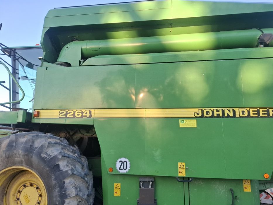 John 2266 deere 2264 koła 620 75 r34 kabina alternator  silnik 6081