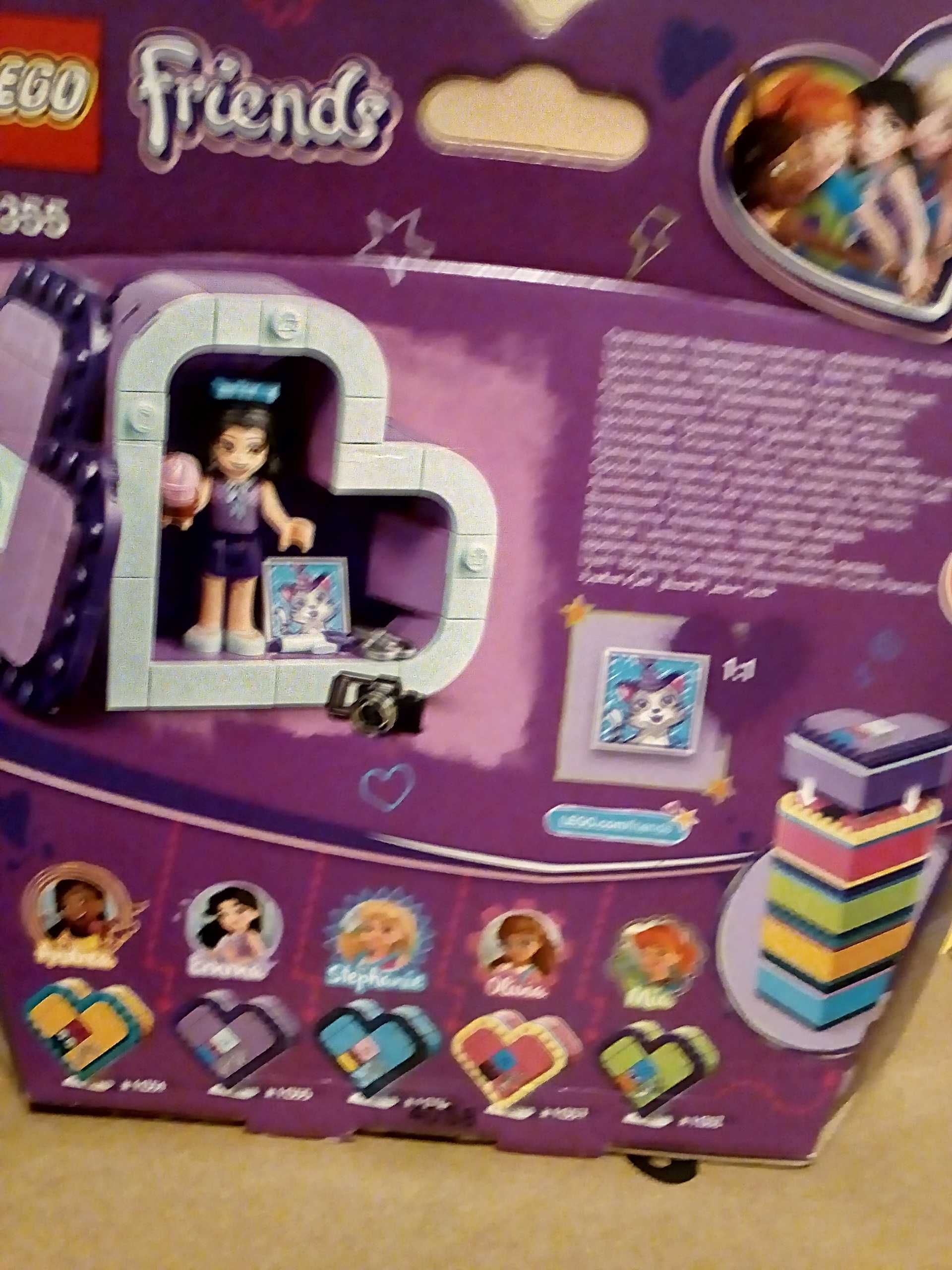 LEGO FRIENDS Pudełko w kształcie serca Emmy 6+ nowe 85 elementów