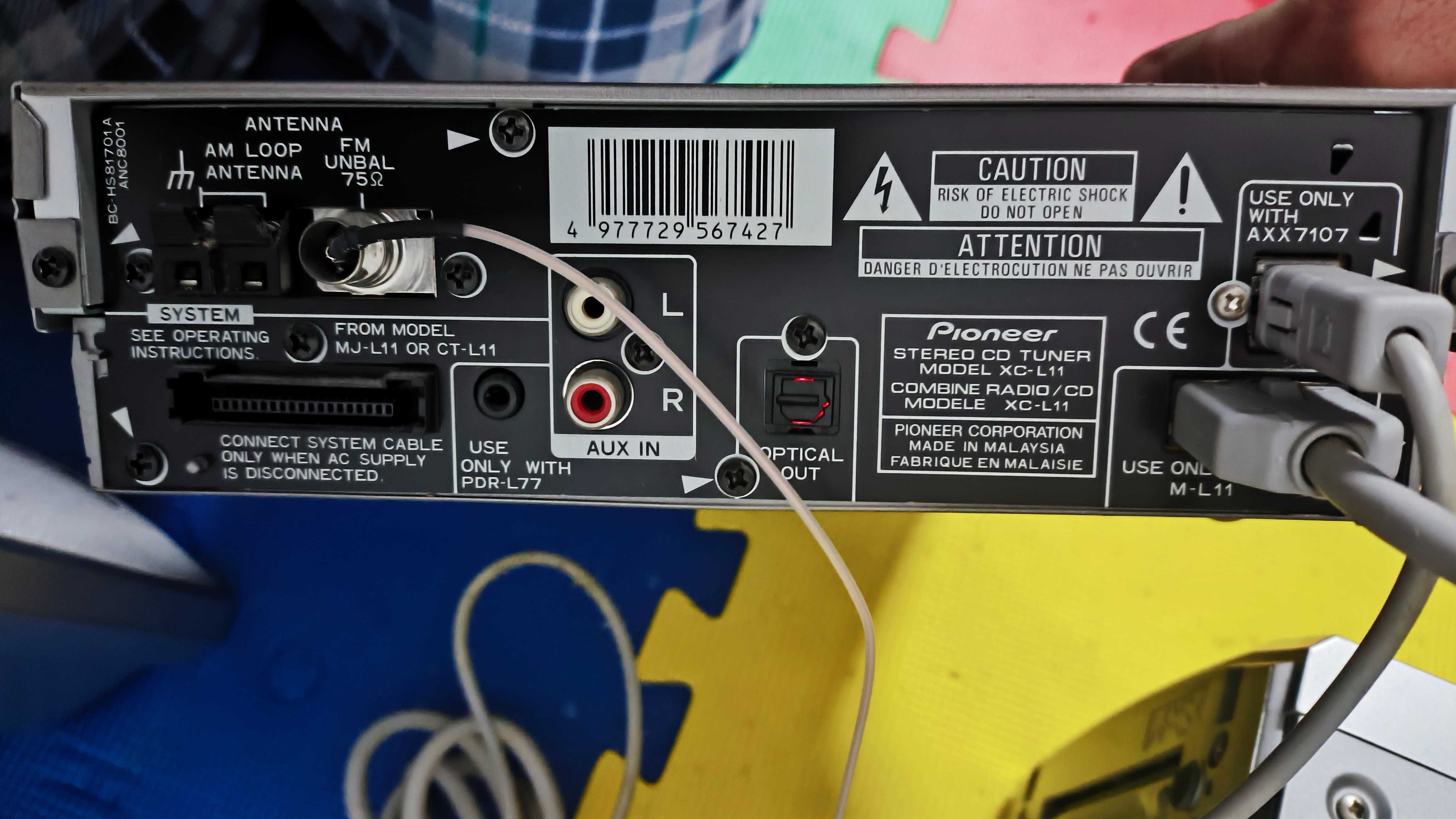 Micro Aparelhagem Pioneer M-L11, XC-L11 e Colunas