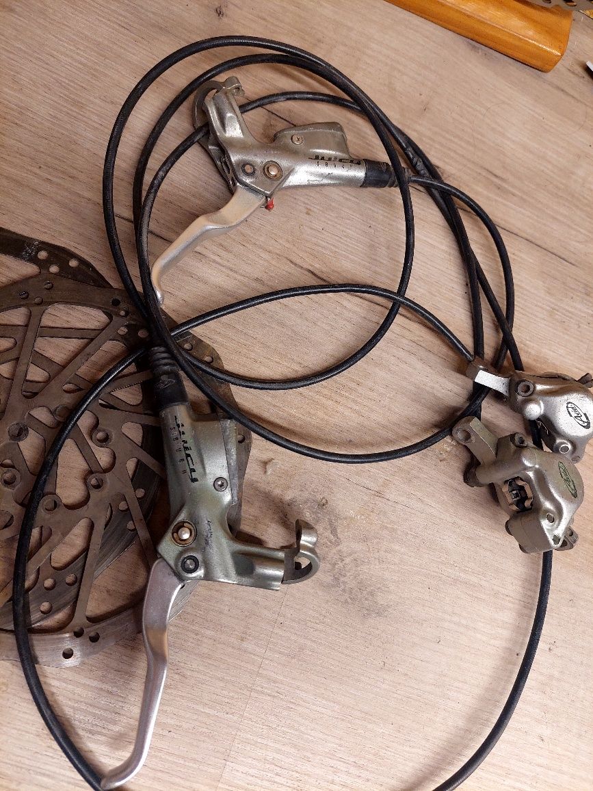 Avid Juicy 7 185/203mm przód tył hamulce tarczowe jak shimano