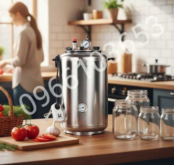 Автоклав нержавійка електричний / автоклав нержавейка - 24 банки