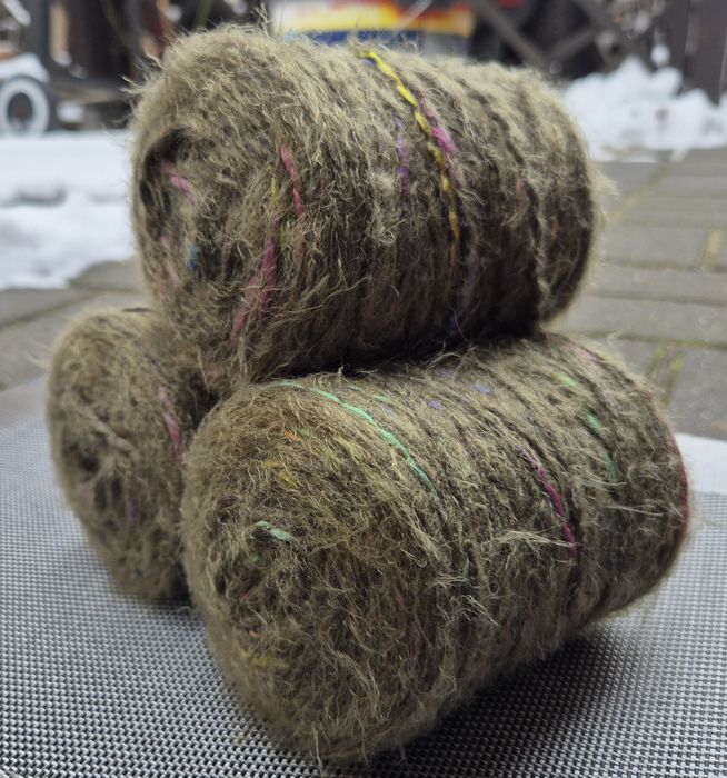 Włóczka Venity Silk Khaki 3 motki