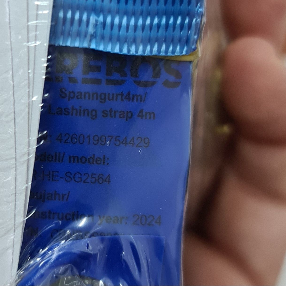 Pas transportowy 4m - 1 częściowy - 25mm
