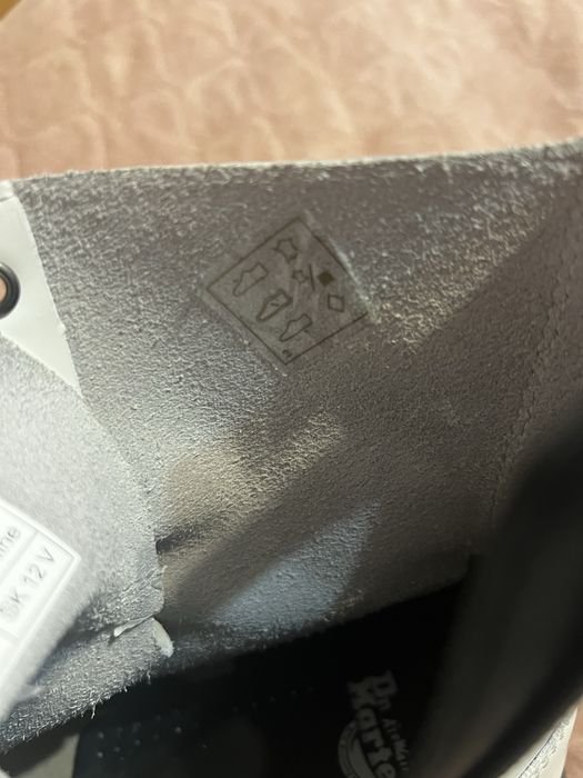 Шкіряні берци стіли біла шкіра на платформі 42 розмір dr martens jadon