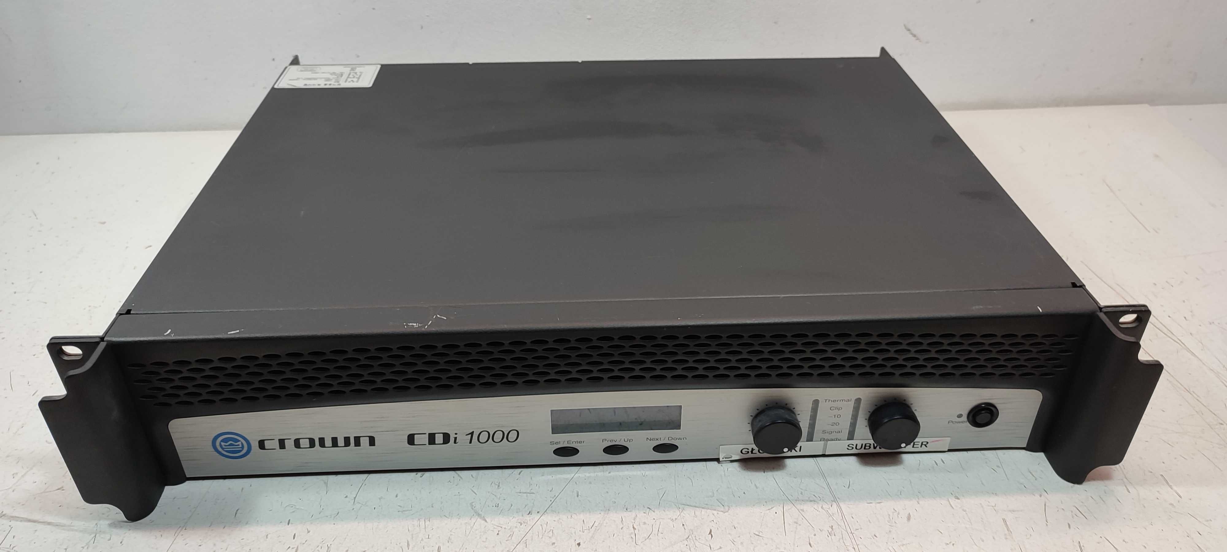 Dwukanałowy wzmacniacz mocy 70V/140V 500W CROWN CDi 1000