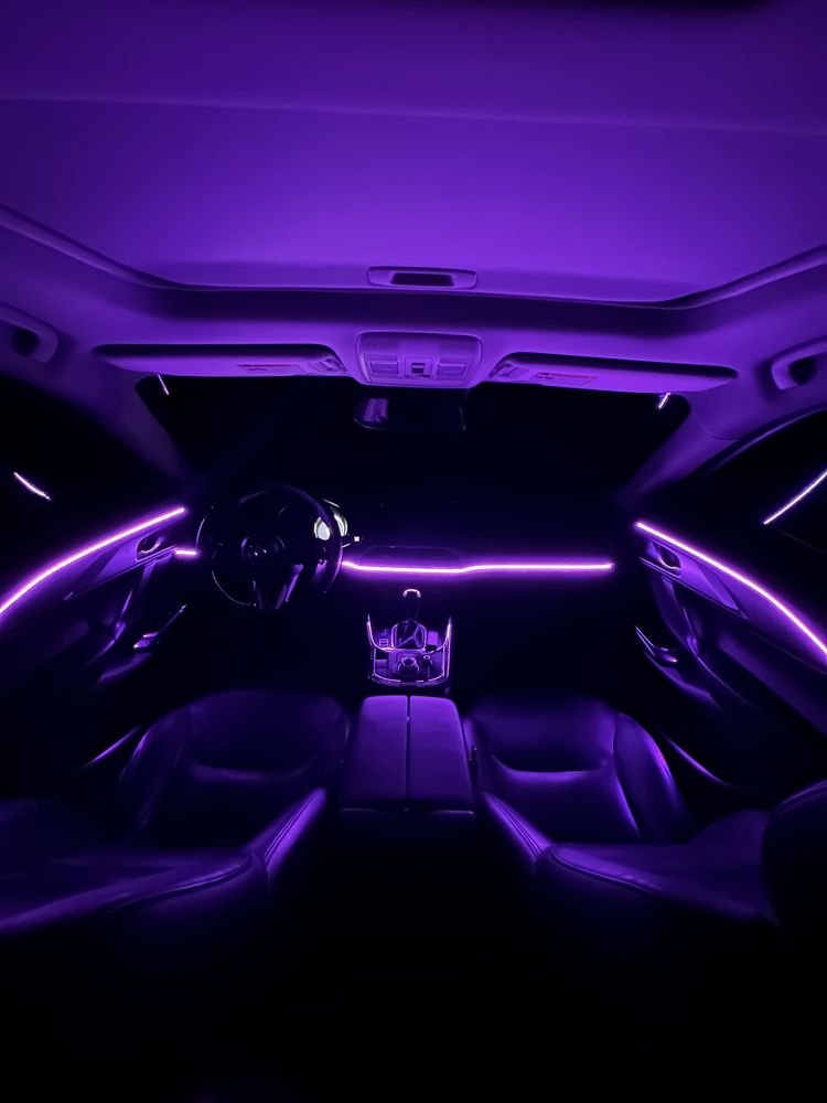 Подсветка салона, установка, ambient light, контурная подсветка