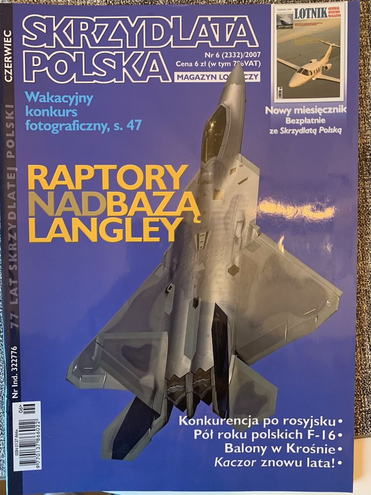 Skrzydlata Polska 2007rok 8 numerow