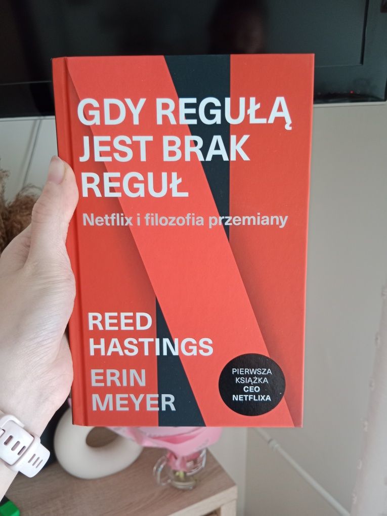 Książka gdy regułą jest brak reguł Netflix i filozofia przemiany