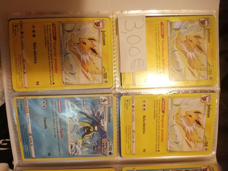 Cartas pokémon raras