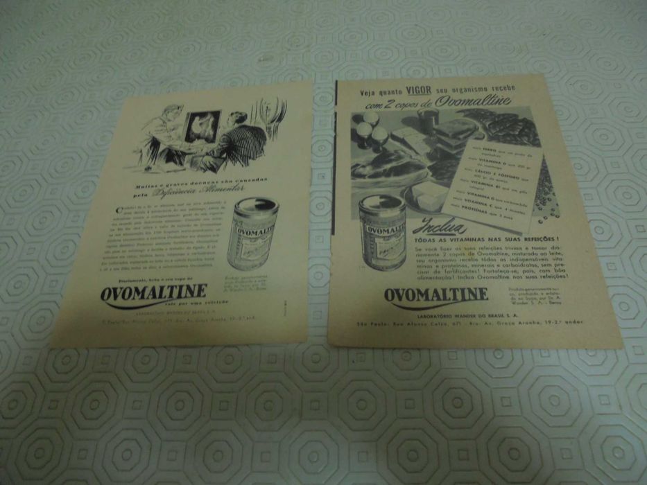 Ovomaltine publicidades antigas dos anos 60