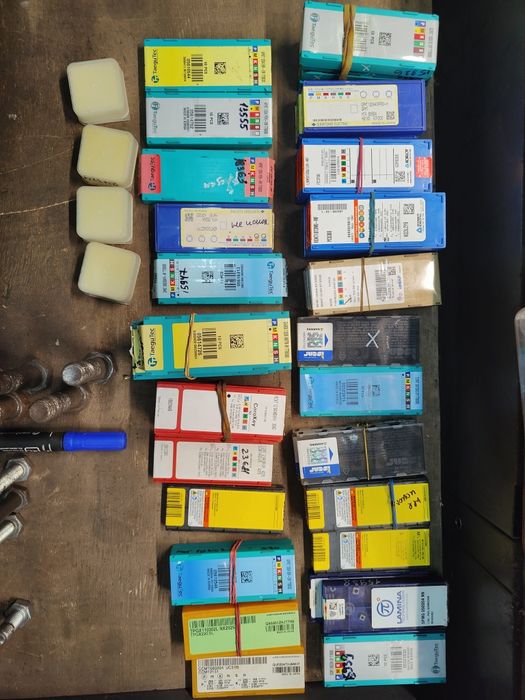 Твердосплавні пластини TaeguTec, Sandvik, Iskar, Sumitomo, Mitsubishi