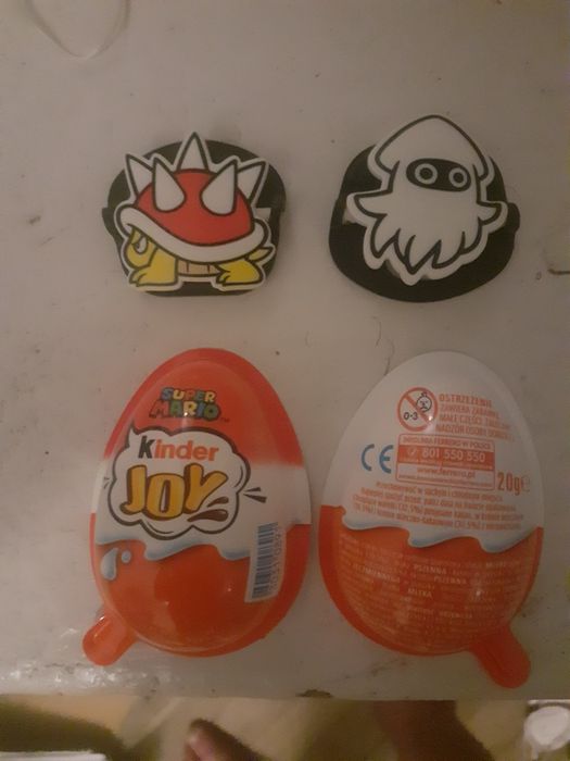 Jajka Kinder Joy z serii Super Mario Bros.