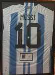 Koszulka z autografem messi z 2022 mundial