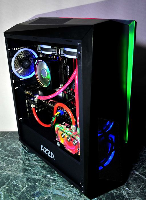 Komputer Do Gier Chłodzenie wodne Fortnite CS2 ,GTA V Wiedzmin3 Gaming