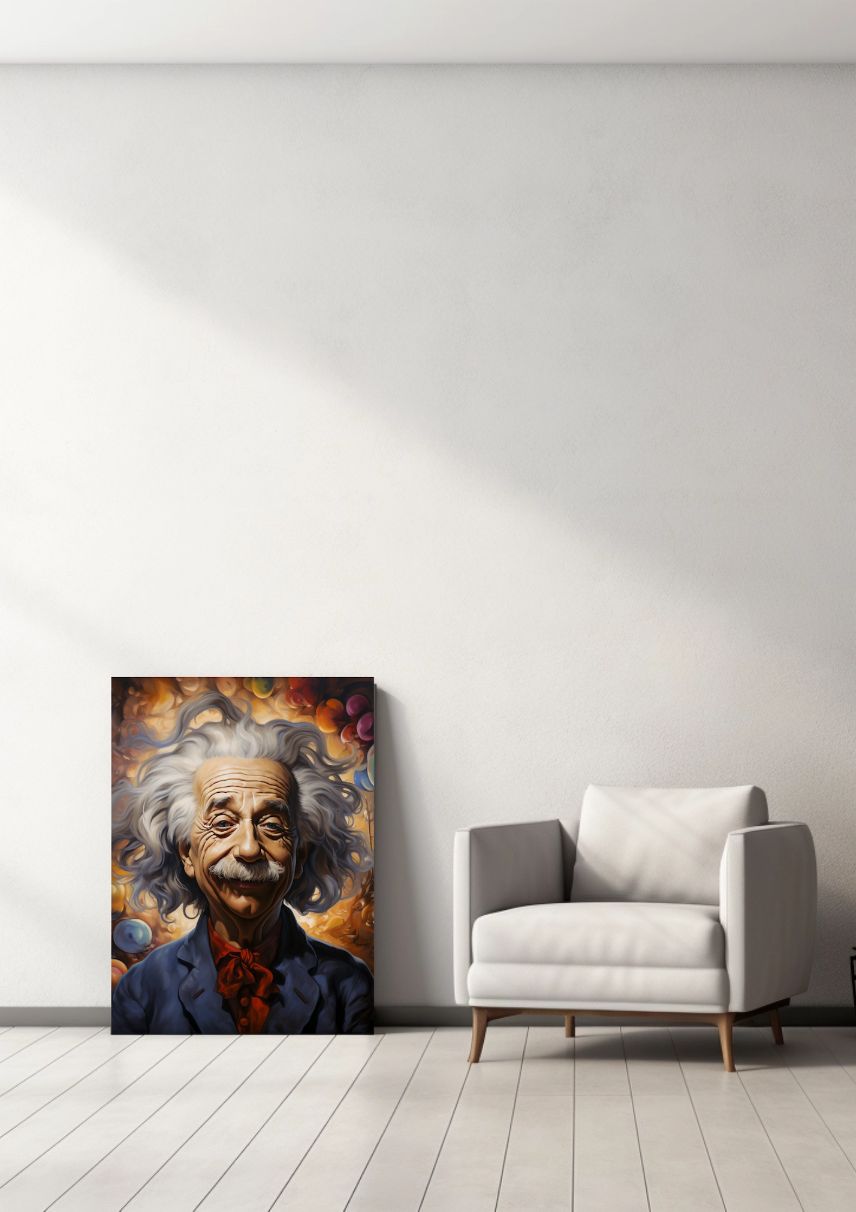 Piękne Umysły - Einstein v2 plakat A3 (29,7 x 42cm)