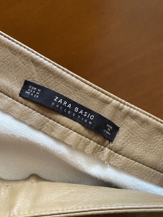 ZARA спідниця шкіряна
